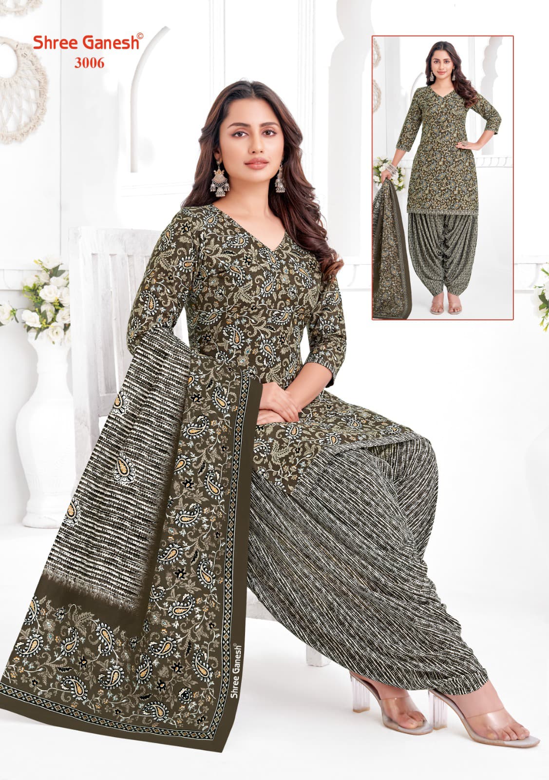 Hansika Special Vol 1 By Shree Ganesh Cotton Dress Material Exporters In India